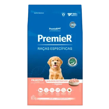 Racao Premier Racas Especificas Golden Retriever Filhotes 10.1kg frente
